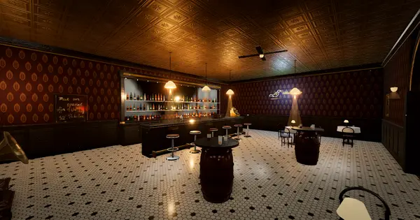 Last Call at the Blue Canary, a 3D story escape game