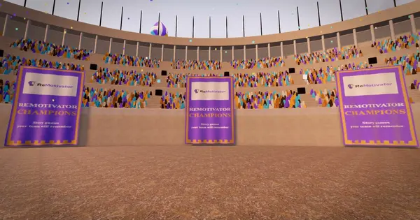 Your banners unfurl over the arena