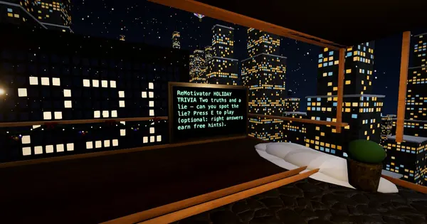 Facts about your company become a puzzle on the screens