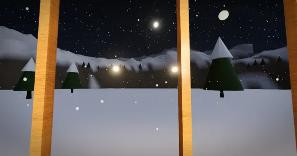 The Winter Chalet: the view