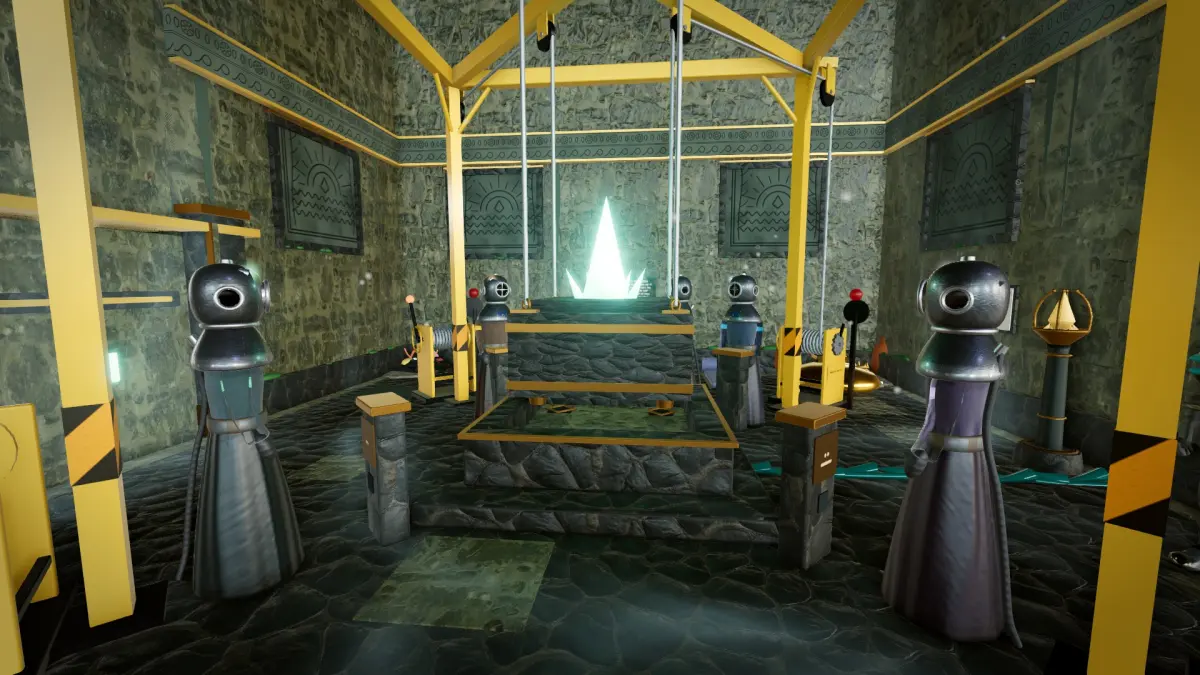 The Lantern Beneath: a team of players as avatars, together in the game