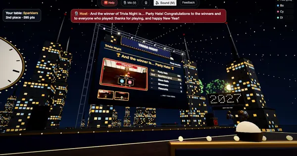 The winners on the big screen